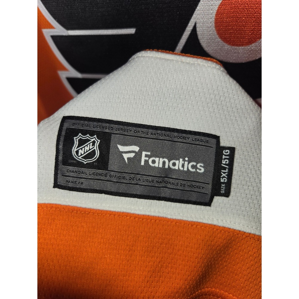 Philadelphia Flyers Fanatics Breakaway Home Jersey Mens 5XL - Picture 3 of 6
